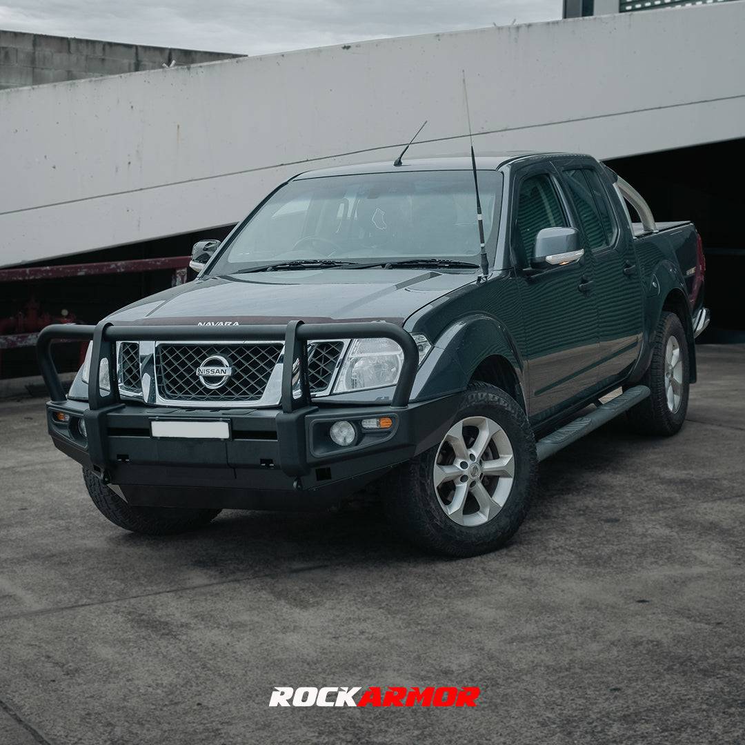 Rockarmor Premium Steel Bullbar - Nissan Navara D40 2005-2015 Spanish/Thai & Pathfinder R51 (Will Not Fit Stx550)(Bar Cu