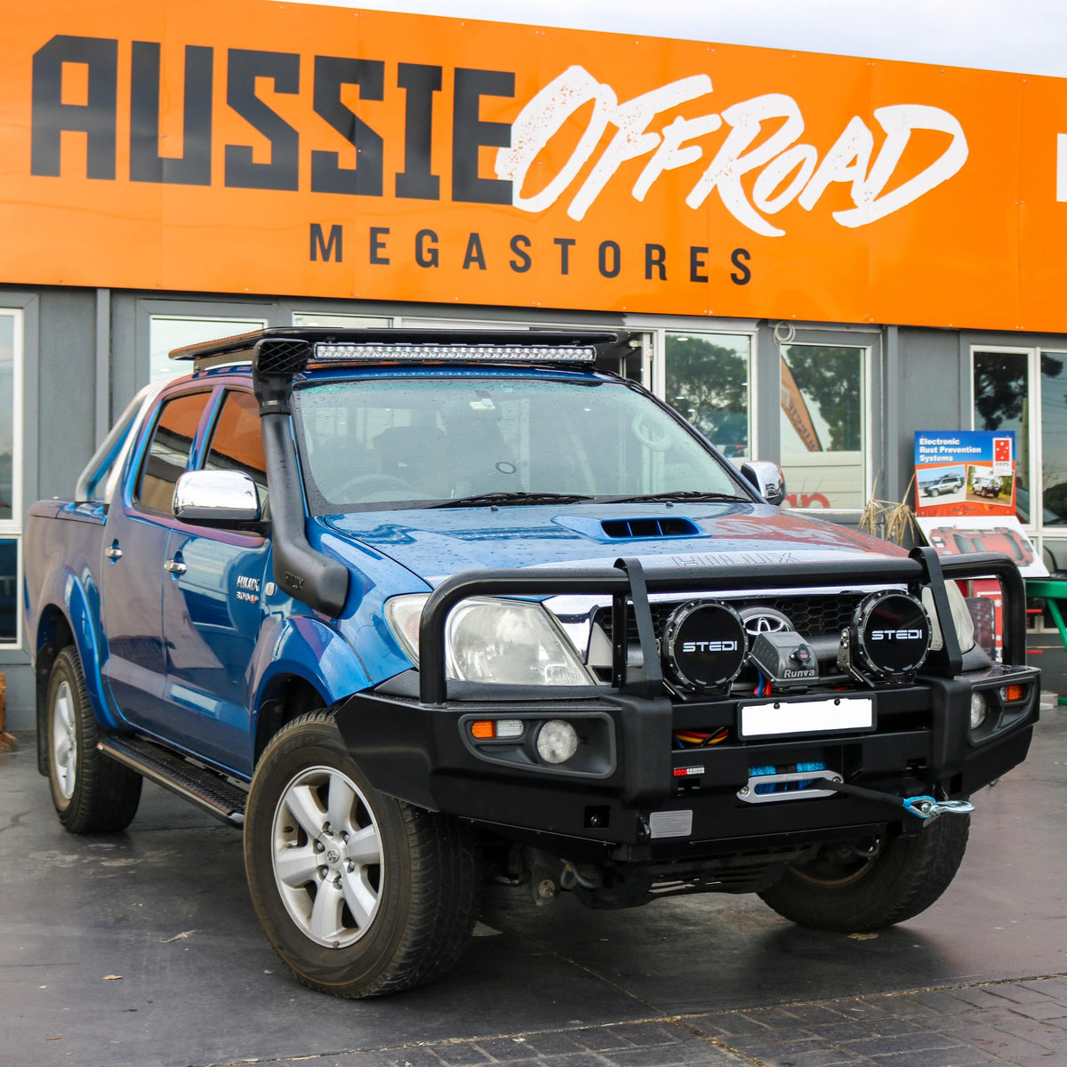 Rockarmor Premium Bullbar Frontal Combo To Suit Toyota Hilux 2005-2011