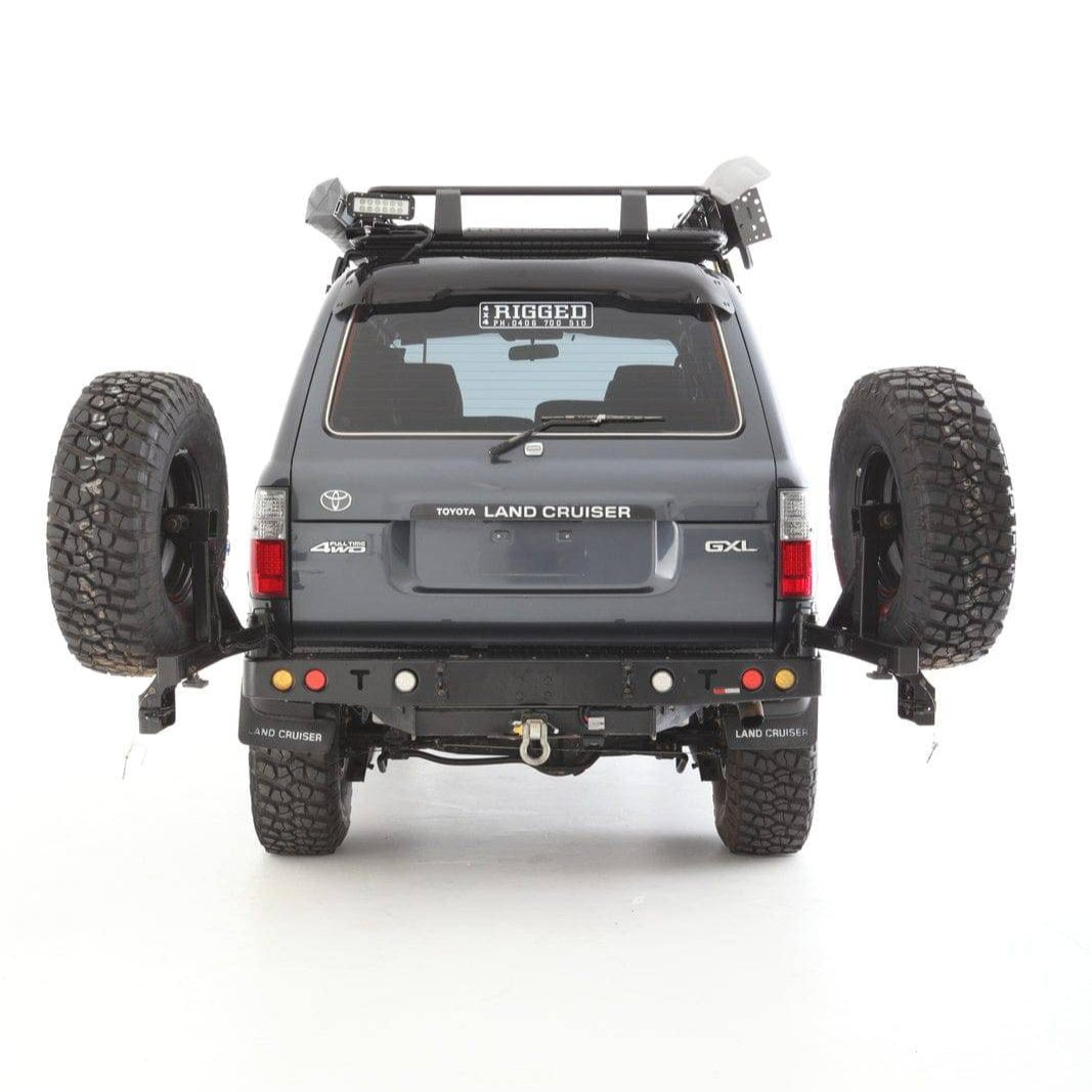 Rockarmor Steel Dual Wheel Carrier - Toyota Landcruiser Fj80 1992-1997