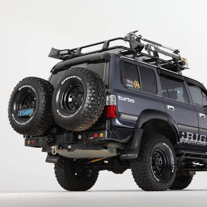Rockarmor Steel Dual Wheel Carrier - Toyota Landcruiser Fj80 1992-1997