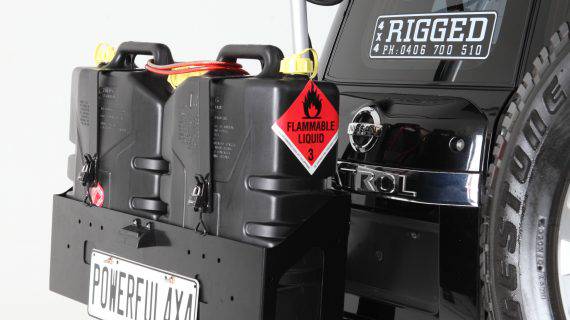 Rockarmor Steel Dual Wheel Carrier - Toyota Landcruiser Fj80 1992-1997