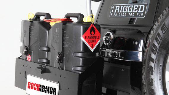 Rockarmor Steel Dual Wheel Carrier - Nissan Patrol Y61 Gu4 2004 - 2016 Models