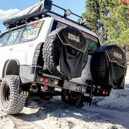 Rockarmor Steel Dual Wheel Carrier - Nissan Patrol Y61 Gu4 2004 - 2016 Models