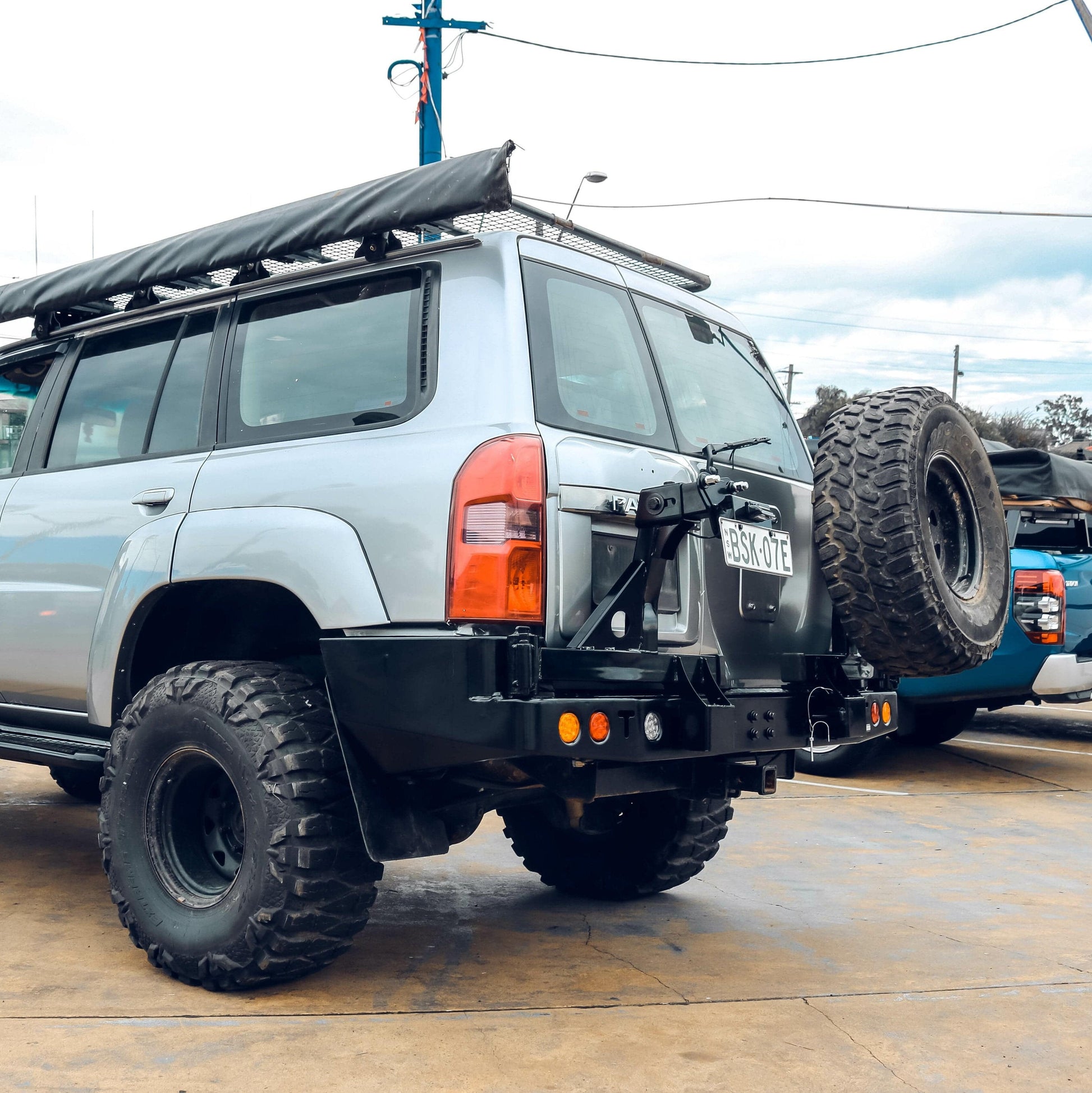 Rockarmor Steel Dual Wheel Carrier - Nissan Patrol Y61 Gu4 2004 - 2016 Models