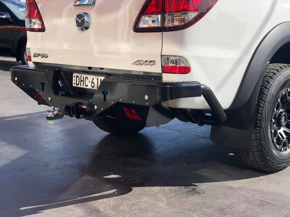 Rockamor Elite Steel Rear Step / Towbar - Mazda Bt50 2011-2020
