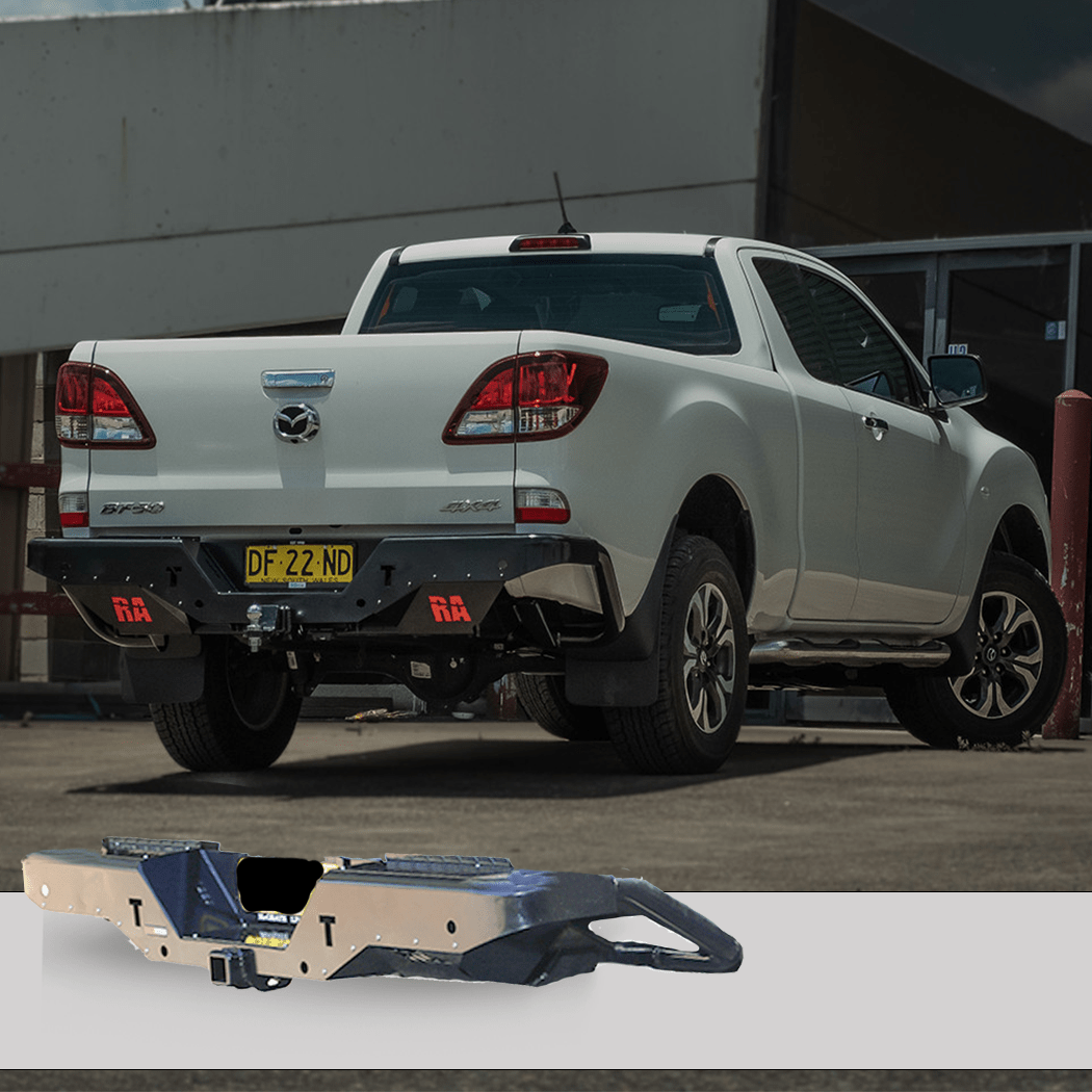 Rockamor Elite Steel Rear Step / Towbar - Mazda Bt50 2011-2020