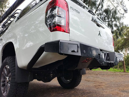 Rockamor Elite Steel Rear Step / Towbar - Mitsubishii Mr Triton 2019+ Glx/Glx+/Gls/GlsrÂ