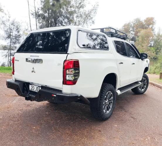 Rockamor Elite Steel Rear Step / Towbar - Mitsubishii Mr Triton 2019+ Glx/Glx+/Gls/GlsrÂ