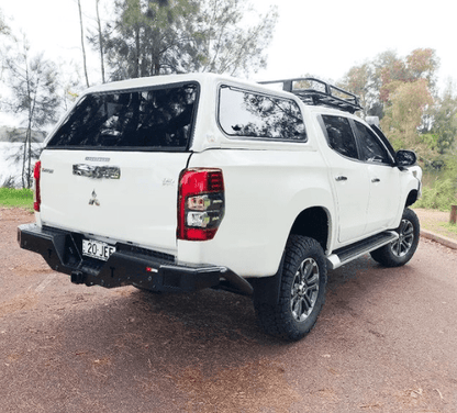 Rockamor Elite Steel Rear Step / Towbar - Mitsubishii Mr Triton 2019+ Glx/Glx+/Gls/GlsrÂ