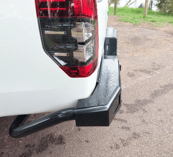 Rockamor Elite Steel Rear Step / Towbar - Mitsubishii Mr Triton 2019+ Glx/Glx+/Gls/GlsrÂ