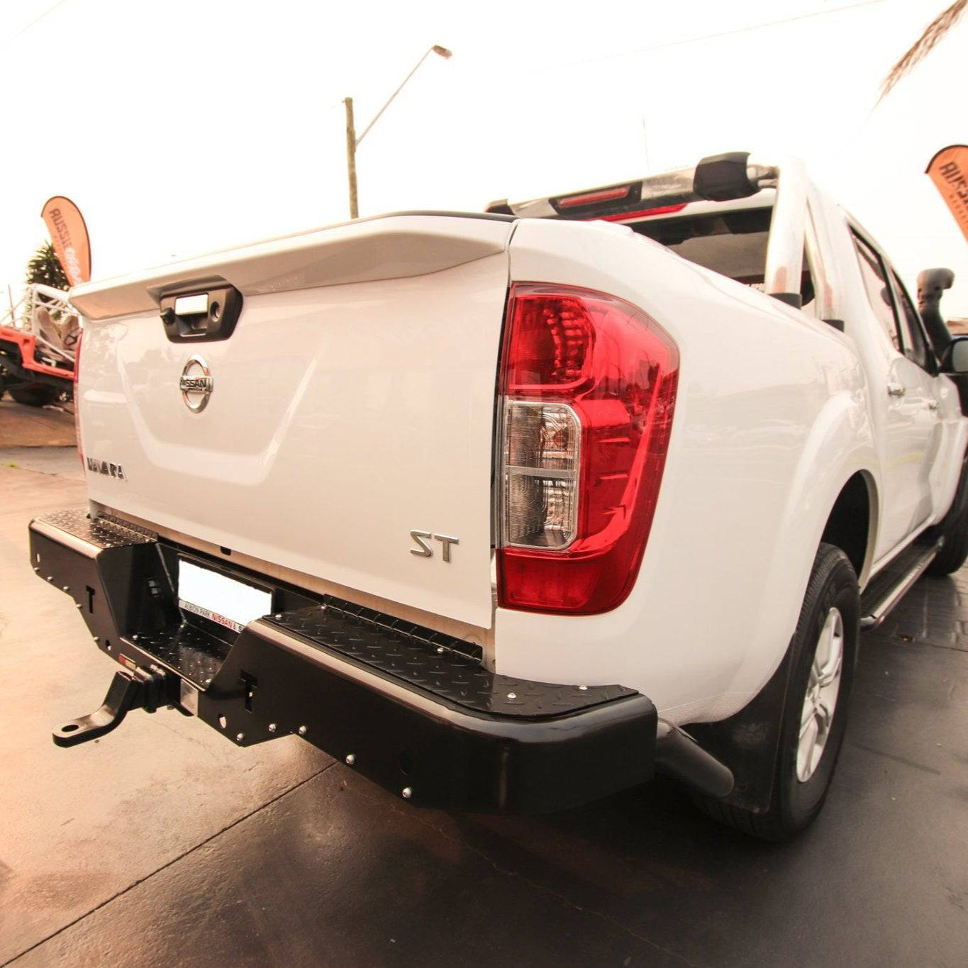 Rockamor Elite Steel Rear Step / Towbar - Nissan Navara Np300 D23 2015-2020