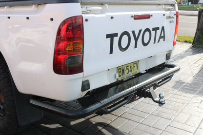 Rockarmor Premium Steel Rear Step / Towbar - Toyota Hilux N70 2005 - Early 2015 (Tub Rear)
