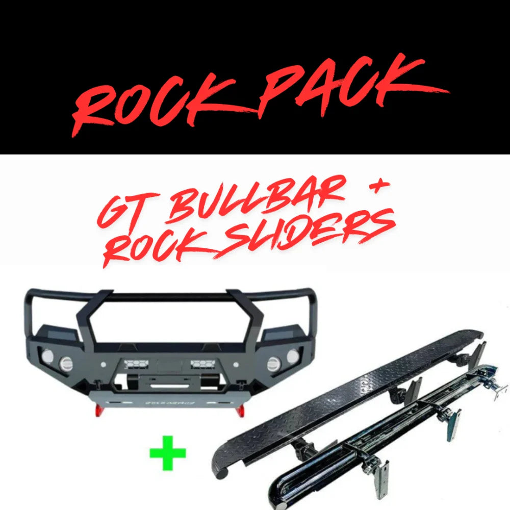 Rockarmor Rock Pack — Toyota 200 07-15+ | GT Hoop Bullbar + Rock Sliders