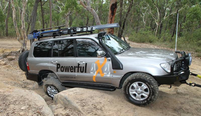 Rockarmor Steel Rockslider Side Steps - Toyota Landcruiser Fj100 Series Ifs 1998-2007