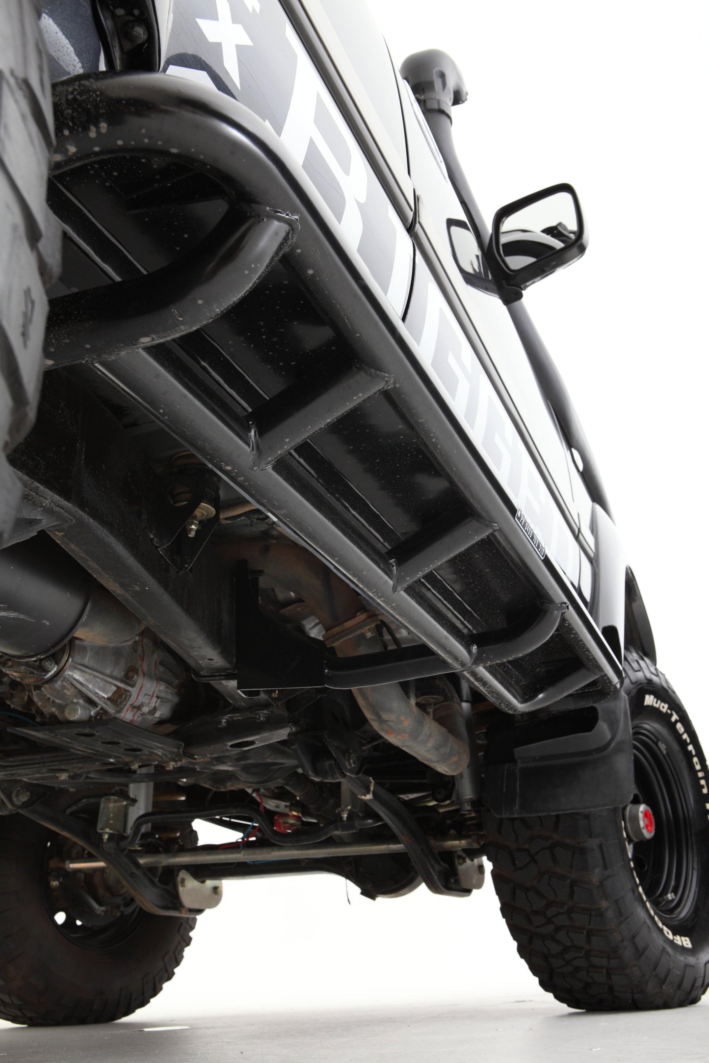 Rockarmor Steel Rockslider Side Steps - Toyota Landcruiser Fj80 1990-1997