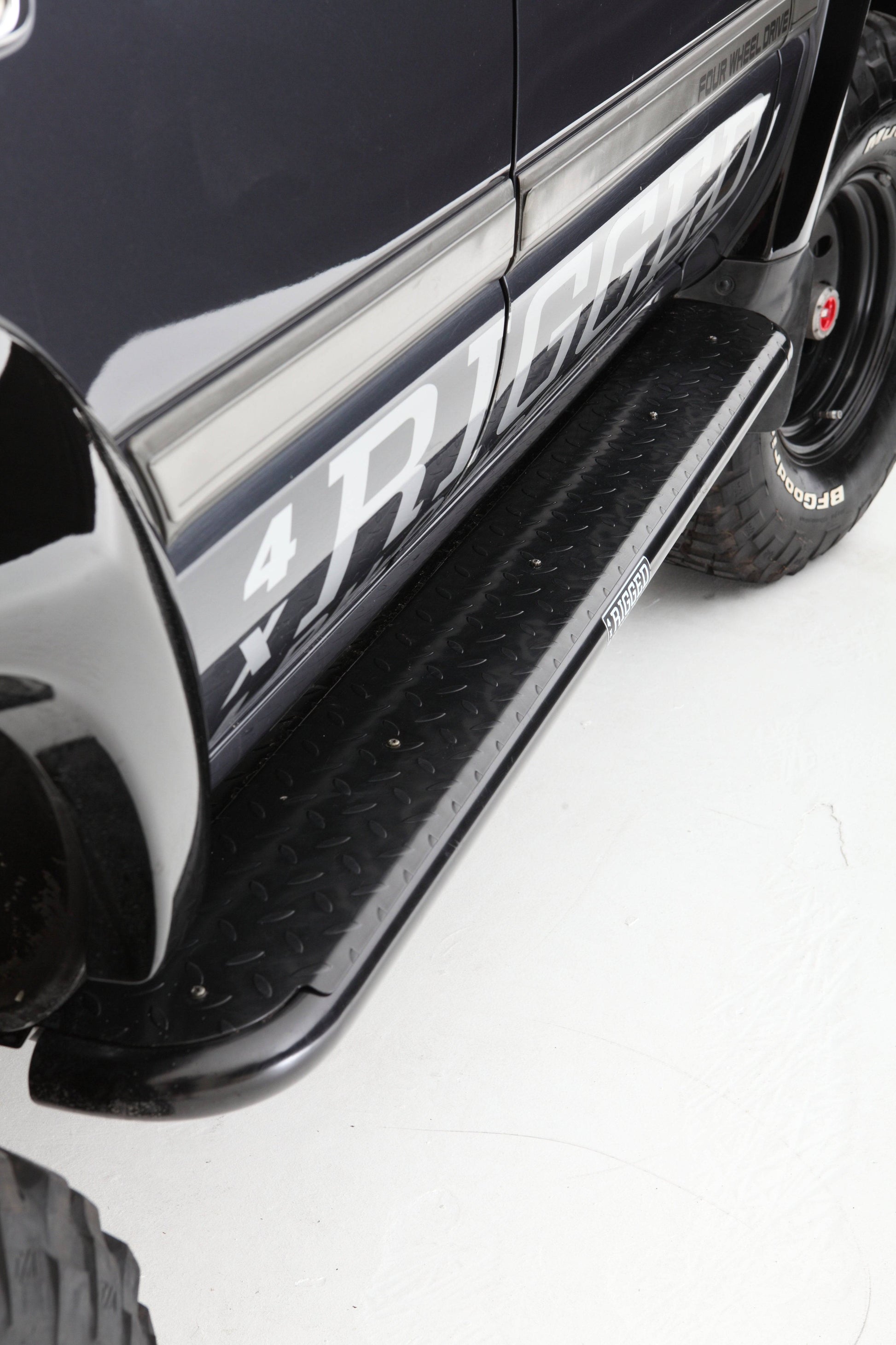 Rockarmor Steel Rockslider Side Steps - Toyota Landcruiser Fj80 1990-1997