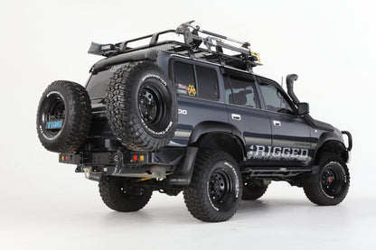 Rockarmor Steel Rockslider Side Steps - Toyota Landcruiser Fj80 1990-1997