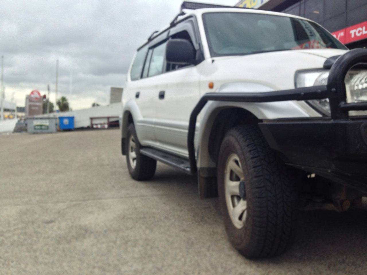 Rockarmor Steel Rockslider Side Steps - Toyota Prado Fj90/95 Series 1995-2003