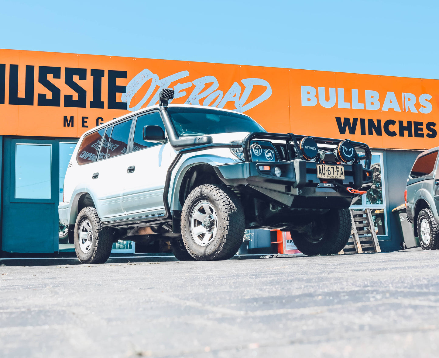 Rockarmor Steel Rockslider Side Steps - Toyota Prado Fj90/95 Series 1995-2003