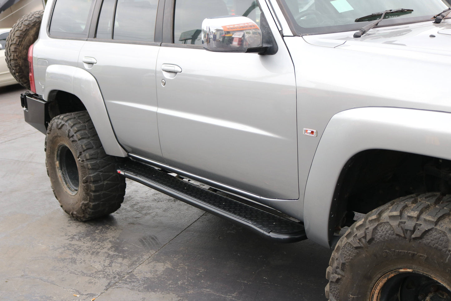 Rockarmor Steel Rockslider Side Steps - Nissan Patrol Y61 Gu1 & Gu4 1998 To Current