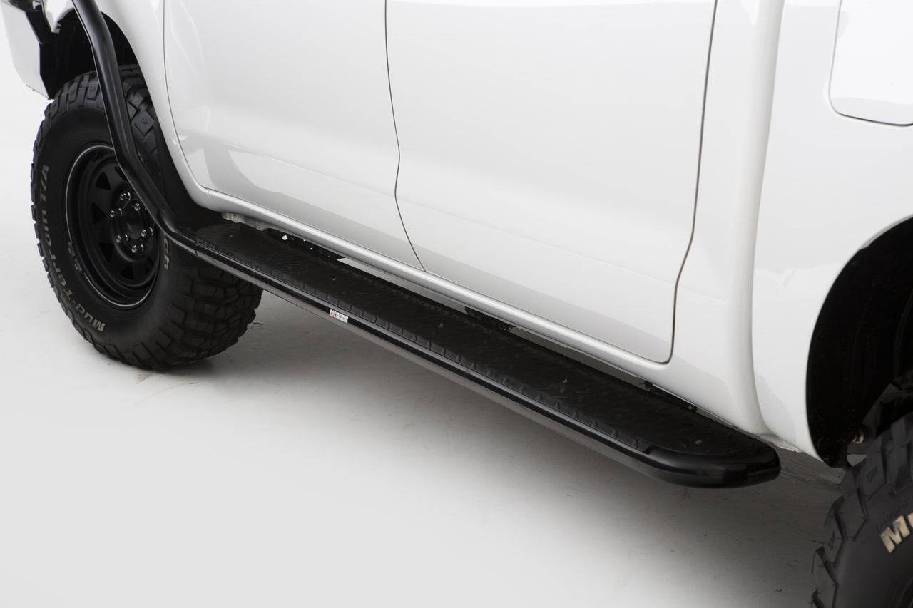 Rockarmor Steel Rockslider Side Steps - Toyota Hilux N70 2005-2015