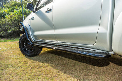 Rockarmor Steel Rockslider Side Steps - Toyota Hilux N70 2005-2015
