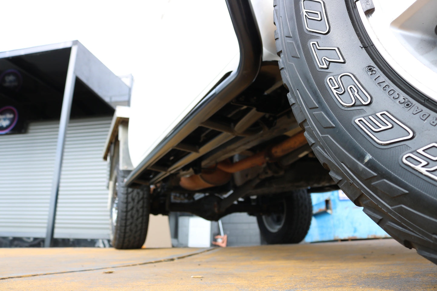 Rockarmor Steel Rockslider Side Steps - Toyota Hilux N70 2005-2015