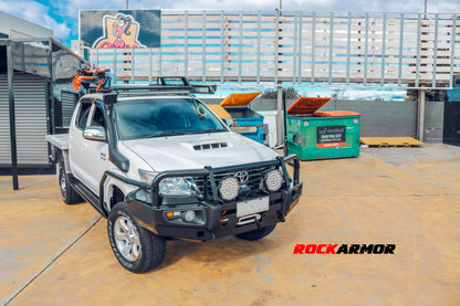 Rockarmor Steel Rockslider Side Steps - Toyota Hilux N70 2005-2015