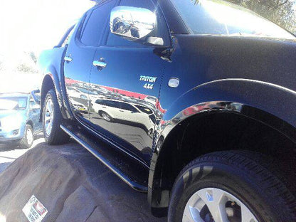 Rockarmor Steel Rockslider Side Steps - Mitsubishii Triton ML/MN 2006 - 2015