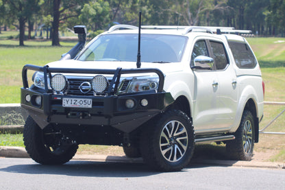 Rockarmor Steel Rockslider Side Steps - Nissan Navara NP300 D23