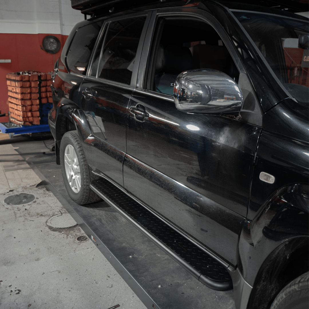 Rockarmor Steel Rockslider Side Steps - Toyota Prado Fj120 Series 2003-2009
