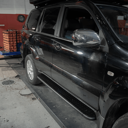 Rockarmor Steel Rockslider Side Steps - Toyota Prado Fj120 Series 2003-2009