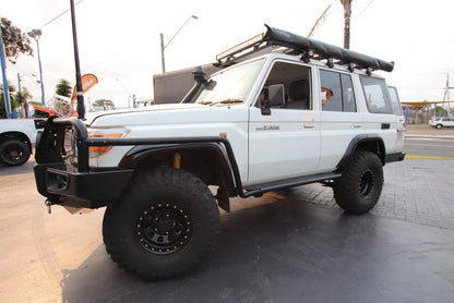 Rockarmor Steel Rock Slider Side Steps To Suit Toyota Landcruiser 76 Series 2007-2022