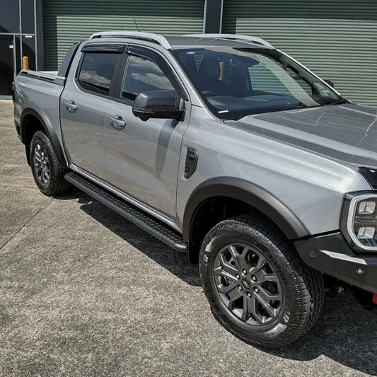 Rockarmor Steel Rockslider Side Steps To Suit Ford Ranger NEXTGEN 22 + - Side Steps