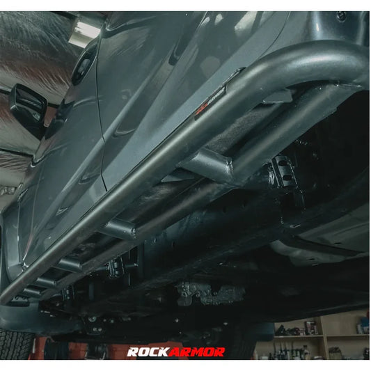 Rockarmor Steel Rockslider Side Steps To Suit Mazda Bt50 Dual Cab/Extra Cab 2012-2020