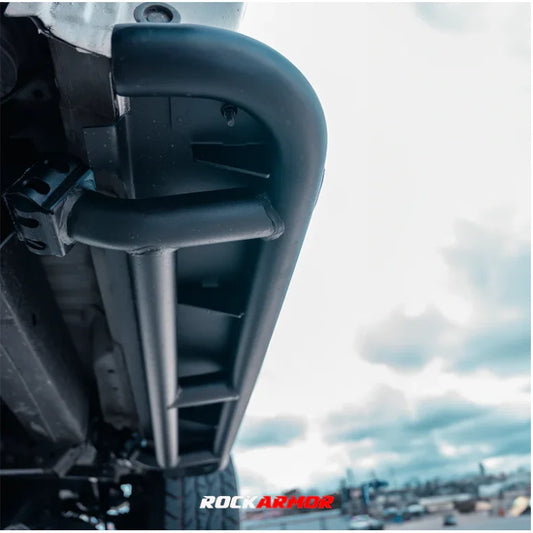 Rockarmor Steel Rockslider Side Steps To Suit Toyota Hilux N70 2005-2015 Single Cab