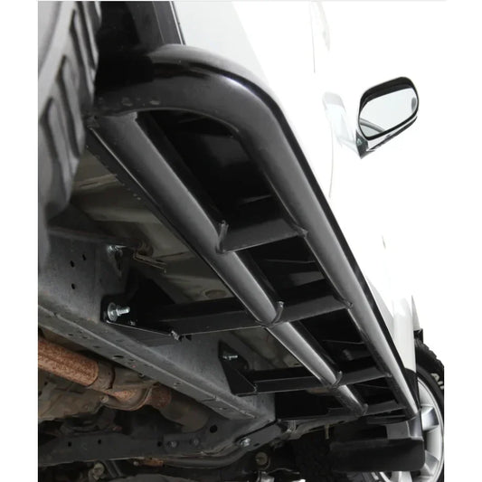 Rockarmor Steel Rockslider Side Steps To Suit Toyota Prado Fj120 Series 2003-2009