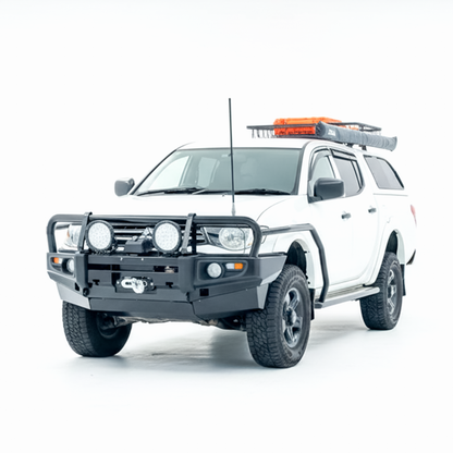 Rockarmor Premium Steel Bullbar - Mitsubishii Triton Mn/Ml 2006-2015 (Bumper Cut)