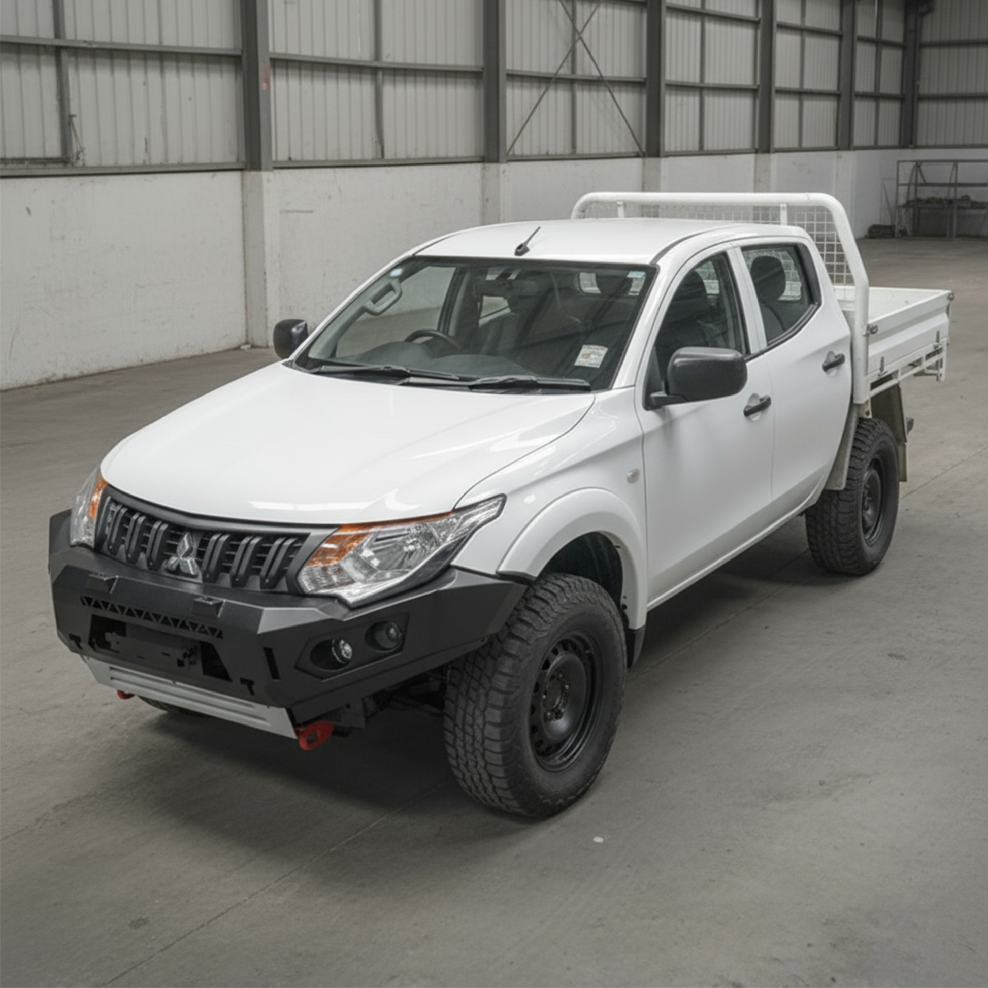 Rockarmor Gt Steel Hoopless Bullbar Combo- Mitsubishi Mq Triton (Full Bar Replacement)