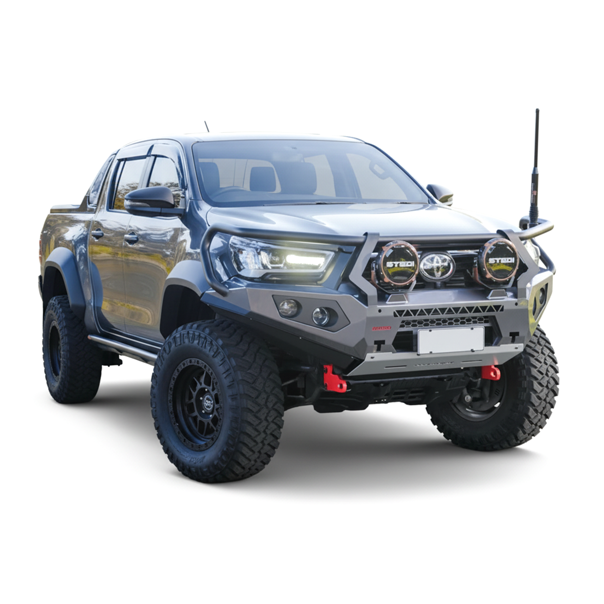 Rockarmor Gt Hoop Bullbar Combo Pack - Toyota Hilux Widebody 2022+
